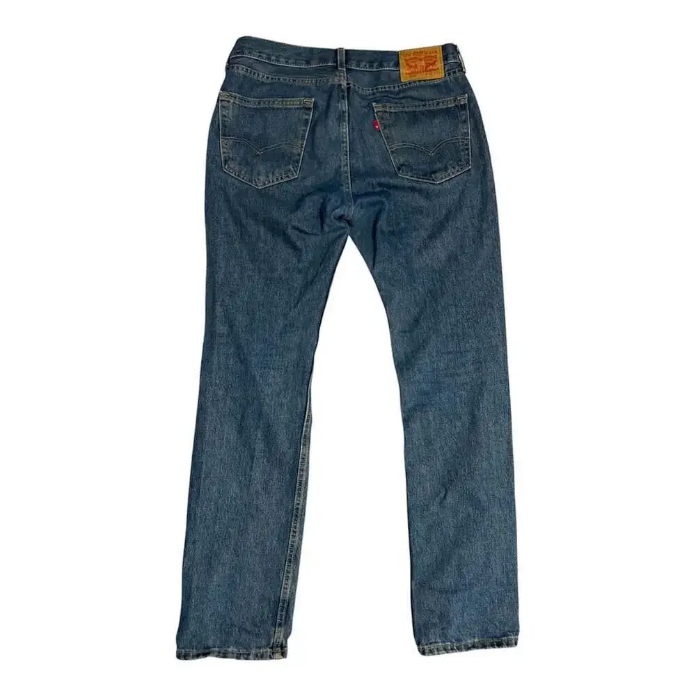 Levi's 505 Men's Regular Fit Straight Leg Jeans W32 L34 Medium Stonewash 2022